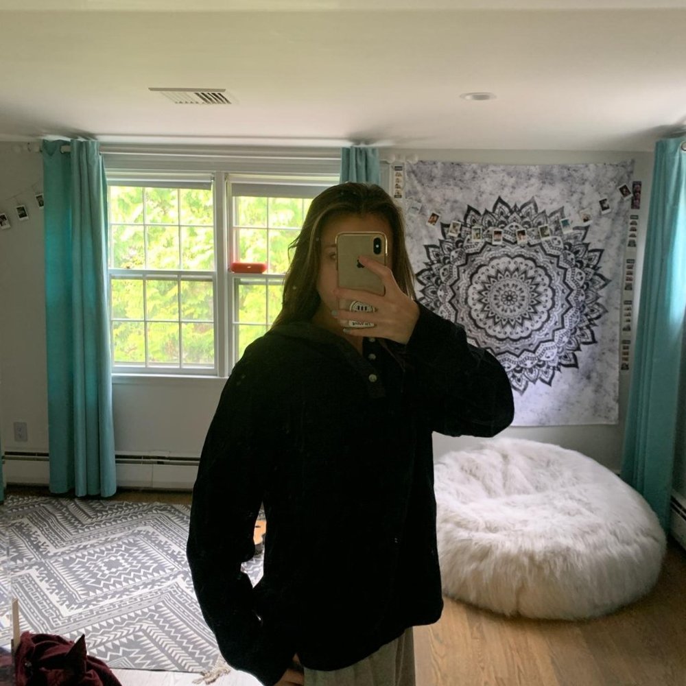 Banana Republic hooded pullover flannel